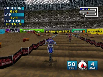 Jeremy McGrath Supercross 2000 (US) screen shot game playing